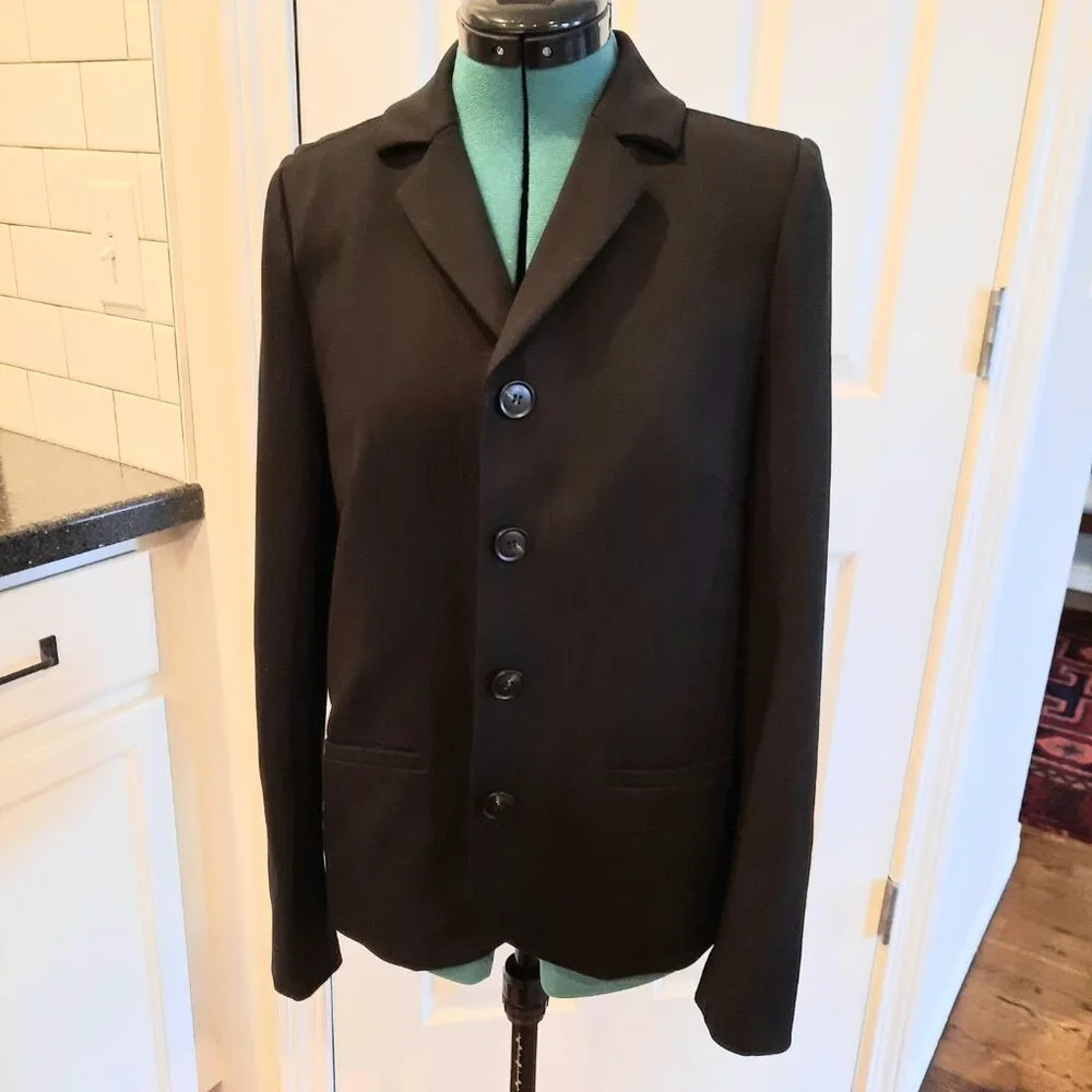 NEW Universal Standard Janelle Stretch Tailored Blazer in Black